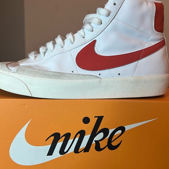 Nike Blazer Mid '77-white/orange - Picture 2 of 6